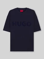 Koszulki męskie - T-shirt o kroju oversized z czystej bawełny model ‘DINKEE’ - miniaturka - grafika 1