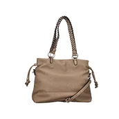 Torebki damskie - Rieker Damska torba na ramię H1509, beżowa, beżowy - miniaturka - grafika 1