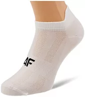 Skarpetki męskie - 4F Socks SOM003, białe, 39-42 dla mężczyzn, białe, biały, 39-42 EU - miniaturka - grafika 1