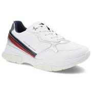 Sneakersy damskie - Tommy Hilfiger, Sneakersy, T3A4-31175-0196X256 White/Multicolor X256, rozmiar 36 - miniaturka - grafika 1