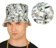 Dodatki do strojów karnawałowych - Czapka dolar bucket hat - miniaturka - grafika 1