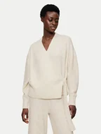 Swetry damskie - Triumph Kardigan Amourette Cozy 10225069 Écru Relaxed Fit - miniaturka - grafika 1