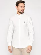 Koszule męskie - Ralph Lauren Lauren Koszula Classics 710736557 Biały Slim Fit - miniaturka - grafika 1