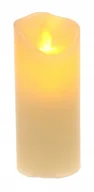Lampiony i znicze - ŚWIECA Wosk LED 12,5cm Na Baterie Wkład ZNICZA Efekt PŁOMIEŃ Świeczka 2053 - miniaturka - grafika 1