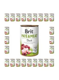 Brit Care Pies Brit Pate&Meat DUCK 400g - Przysmaki dla psów - miniaturka - grafika 2