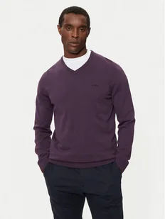 s.Oliver Sweter 2143174 Fioletowy Regular Fit - Swetry męskie - miniaturka - grafika 1