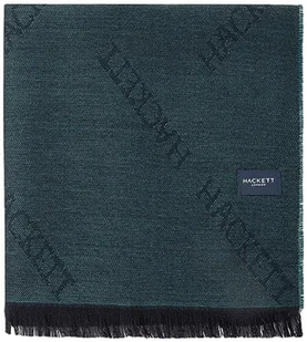 Hackett London Męski szalik Tonal Tossed Hackett, Zielony (leśny zielony), Rozmiar uniwersalny - Apaszki i szaliki męskie - miniaturka - grafika 1