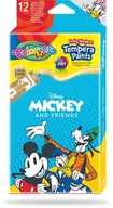 Przybory szkolne - Farby tempera w tubach Colorino Kids 12 kolorów 12 ml Mickey - miniaturka - grafika 1