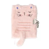 Szkolne artykuły papiernicze - Starpak Pamiętnik pluszowy A6 Cat - miniaturka - grafika 1