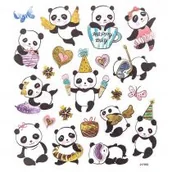 Zabawki kreatywne - Dalprint Naklejki pandy - miniaturka - grafika 1