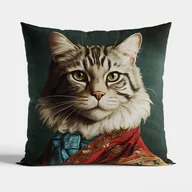 Pościel - Poszewka dekoracyjna KOT FILEMON VELVET 40x40 cm - miniaturka - grafika 1