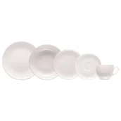 Serwisy obiadowe - Chodzież LUBIANA DAISY BIAŁY SERWIS OBIADOWY KAWOWY 6 OSÓB 30 ELEMENTÓW 5900245613094 - miniaturka - grafika 1