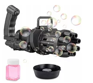 Pistolet Do Baniek Automatyczny + Baterie Gratis - Bańki mydlane - miniaturka - grafika 1