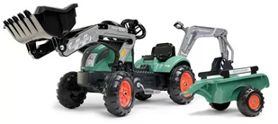 FALK Farm Lander Koparko - Ładowarka Traktor 2-5 lat - Jeździki dla dzieci - miniaturka - grafika 1