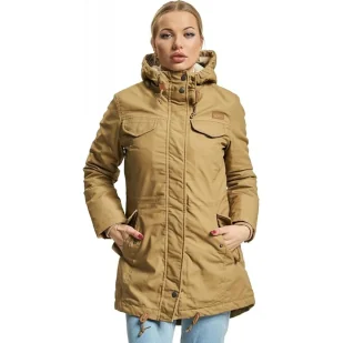 Kurtka damska BRANDIT Marsh Lake Parka - Camel XS - Odzież taktyczna i umundurowanie - miniaturka - grafika 1