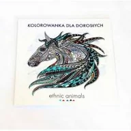 Poradniki hobbystyczne - Ethnic animals. Kolorowanka dla dorosłych - miniaturka - grafika 1