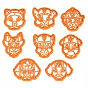 Formy do ciast - Foremka Zestaw Pieski Psi Patrol 8 szt Wykrawacz - miniaturka - grafika 1