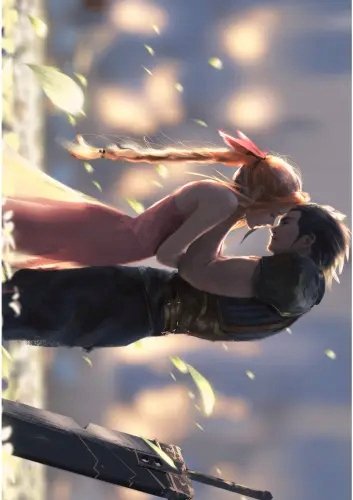 Plakat Anime Final Fantasy VII ff7_016 A2 (custom)
