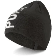 Czapki damskie - Czapka zimowa dziecięca Puma ESSENTIALS CLASSIC CUFFLESS czarna 02346101-Młodzieżowy - miniaturka - grafika 1