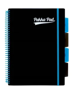 Project Book Black B5/200K kratka niebieski (3szt) - PUKKA - Zeszyty szkolne - miniaturka - grafika 1