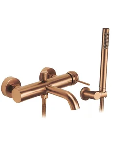 Rea Bateria wannowa Lungo Grip miedź szczotkowana - Baterie wannowe i prysznicowe - miniaturka - grafika 1