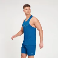 Koszule męskie - MP MP Men's Graphic Running Tank Top - True Blue - L - miniaturka - grafika 1