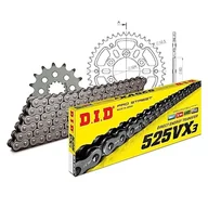 Części motocyklowe - Zestaw łańcuchów DID Stealth 525VX3 / 114 nitowy zamek złoty do Kawasaki Z 900 ccm rok prod. 2020 - miniaturka - grafika 1