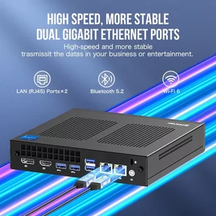 GMKtec M4 Intel Core i9-11900H Mini PC, 16GB DDR4 1TB SSD, Window 11 Pro, WiFi 6, BT5.2, USB3.2, Triple HD 4K - EU - Mini PC - miniaturka - grafika 7