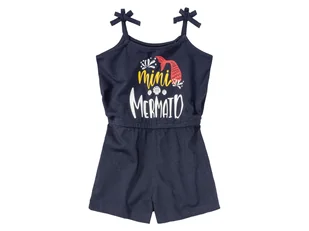 lupilu® Kombinezon dziewczęcy letni, 1 sztuka (98 - 104, Granatowy) - Sukienki i spódniczki dla dziewczynek - miniaturka - grafika 1