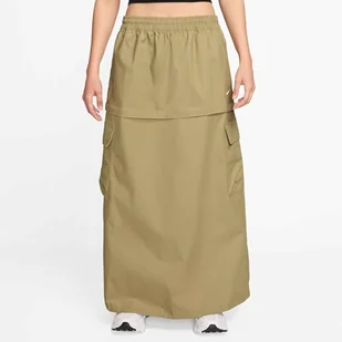 Nike Sportswear Essential FV7503 tkana spódnica midi cargo ze średnim stanem dla kobiet - Sukienki i spódnice sportowe - miniaturka - grafika 1