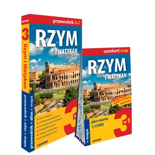 Rzym i Watykan 3w1: przewodnik + atlas + mapa - Przewodniki - miniaturka - grafika 1