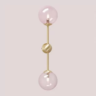 Pink Pearl kinkiet 2-punktowy mosiądz 1112D40_S - Lampy ścienne - miniaturka - grafika 1