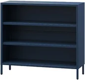 Regały - JAN NOWAK Niski regał LUCA, 1000 x 900 x 350 mm, Modern : granatowy - miniaturka - grafika 1