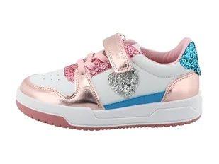 Tom Tailor Kids Dziewczęce 9570070001 sneakersy, różowo-biały., 30 EU - Buty dla dziewczynek - miniaturka - grafika 1