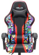 Fotele gamingowe - Fotel gamingowy Hell's Chair Graffiti Kolorowy - miniaturka - grafika 1