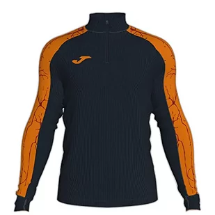 Joma Bluza męska Elite Ix, czarno-pomarańczowa, S - Bluzy męskie - miniaturka - grafika 1