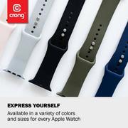 Akcesoria do zegarków - CRONG Pasek Liquid do Apple Watch 38/40/41 mm (błękitny) - miniaturka - grafika 1