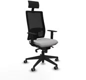 Fotele i krzesła biurowe - Krzesło Biurowe Piqueras y Crespo 1D066G1 Jasnoszary - miniaturka - grafika 1