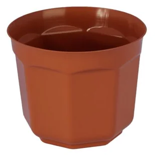 Osłonka OŚMIOKĄTNA Ø08 terrakota - Donice - miniaturka - grafika 1
