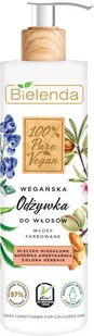 Bielenda Vegan Odżywaka d/w farbowanych 240ml 100% - Odżywki do włosów - miniaturka - grafika 1