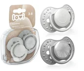 Smoczki uspokajające - Lovi Smoczek Dynamiczny Ortodontyczny Harmony Boy 2szt. 3-6m - miniaturka - grafika 1