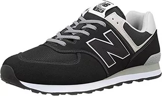 Buty sportowe męskie - New Balance ml574e męski Sneaker, -  czarny -  36 EU ML574EGK-1-4 D US - grafika 1