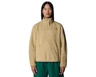 Bluzy damskie - THE NORTH FACE Damska bluza Cragmont 1/4 Snap, khaki Stone, S - miniaturka - grafika 1