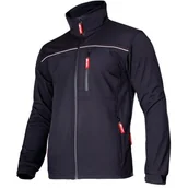 Odzież robocza - LAHTI PRO Kurtka softshell czarna XL - miniaturka - grafika 1