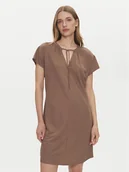 Sukienki - ONLY Sukienka codzienna Jany 15351683 Brązowy Relaxed Fit - miniaturka - grafika 1