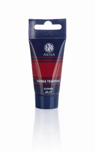 Farba tempera Artea 20 ml - karmin - Farby i media malarskie - miniaturka - grafika 1