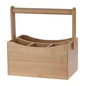 Pojemniki na sztućce - Pojemnik Na Sztućce Z Uchwytem Boho Organizer - miniaturka - grafika 1