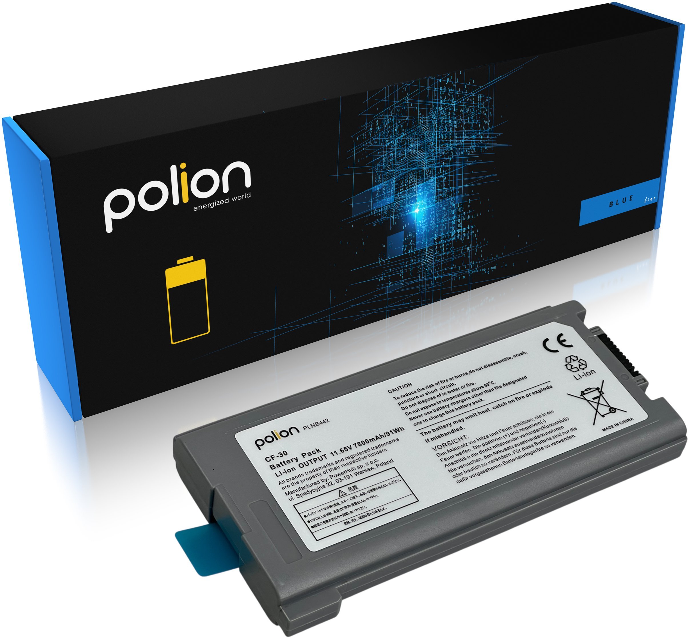 Bateria do laptopa PANASONIC ToughBook CF-30 CF-31 CF-53 7800mAh