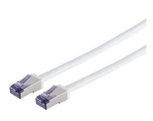 Lanview LVN-CAT6A-FLEX-1MWH kabel sieciowy Biały 1 m S/FTP (S-STP) LVN-CAT6A-FLEX-1MWH - Kable komputerowe i do monitorów - miniaturka - grafika 1