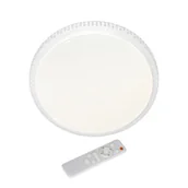 Lampy sufitowe - Milagro Plafon LED z pilotem Cruz 40cm Biały ML4219 - ML4219 - miniaturka - grafika 1